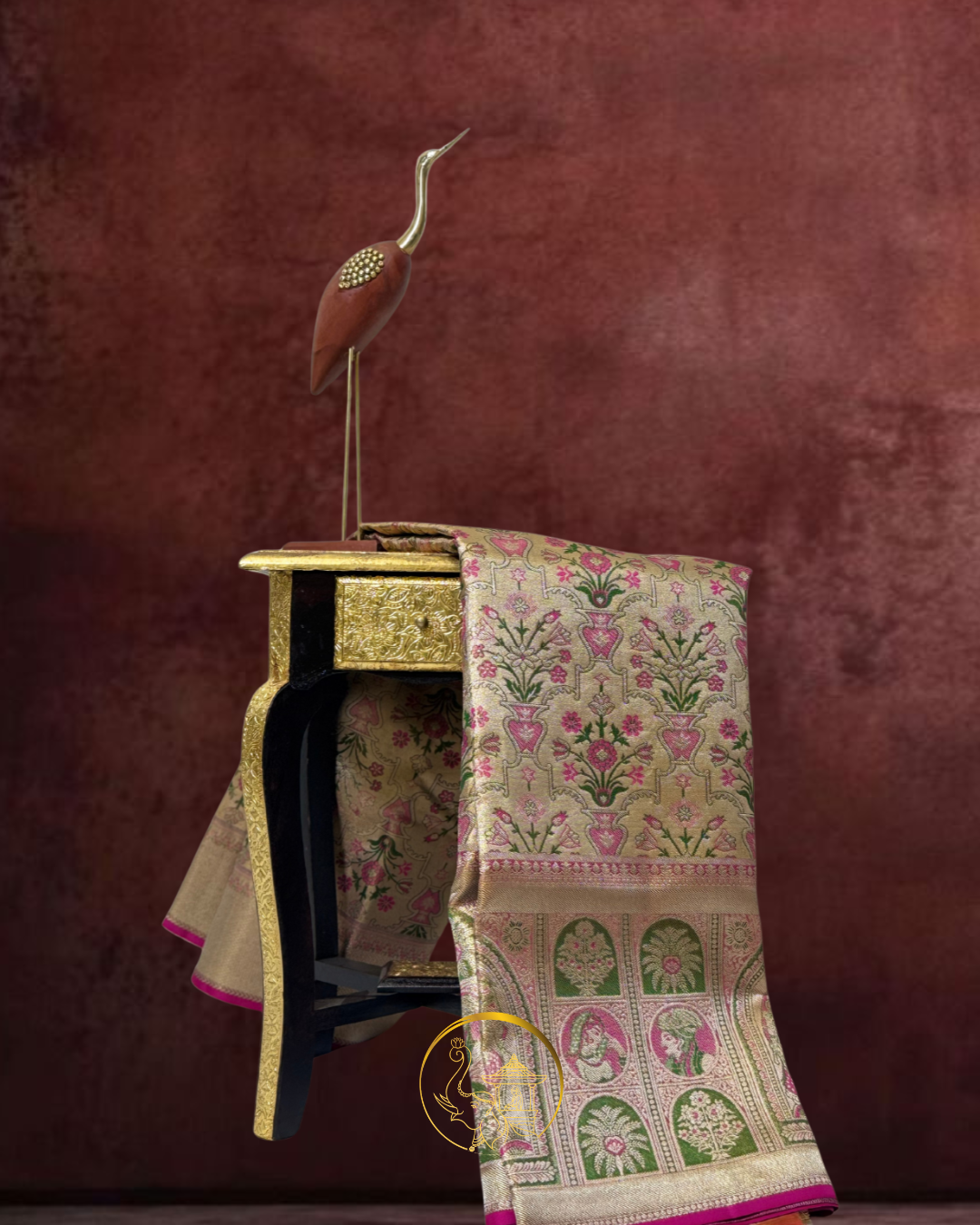 Meenakari a Regal, heritage-inspired Nawabini Saree