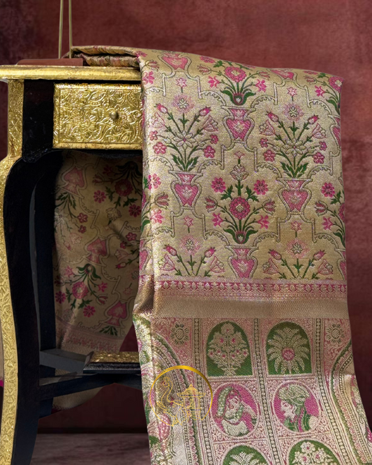 Meenakari a Regal, heritage-inspired Nawabini Saree