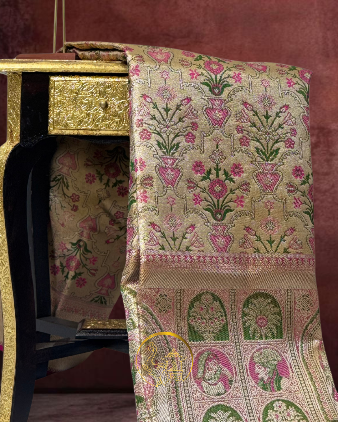 Meenakari a Regal, heritage-inspired Nawabini Saree